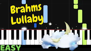 Lullaby by Brahms Easy Piano Tutorial