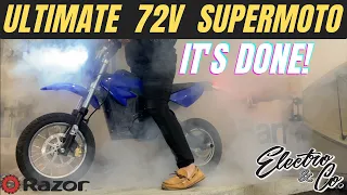 Ultimate 72V Supermoto Razor MX650 Build is Done! Kelly Controller Wiring