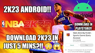 NBA 2k23 MyTeam on ANDROID Download Tutorial!!! | NBA 2K23