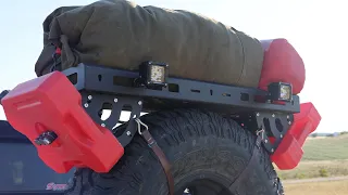 Unlock More Space: Overlanding and Off-Roading with Universal Spare Tire Rack
