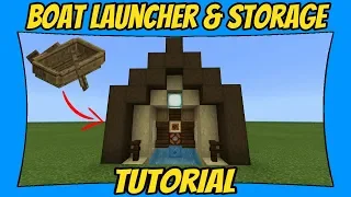 Boat Launcher Tutorial [Minecraft Bedrock Edition] [MCPE]