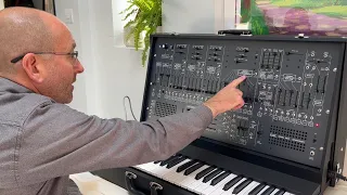 KORG ARP 2600 FS synthesiser unboxing and factory sound