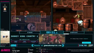 [AGDQ18 Restream FR] Donkey Kong Country 2: Diddy's Kong Quest (Any% (Warpless))