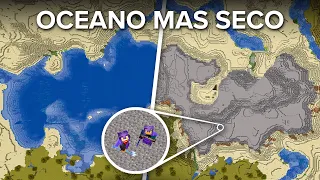 Vaciamos TODO El Océano en Minecraft Survival!