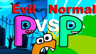 Russian Alphabet Lore (Evil vs Normal) Part 5 (Р-Ф)