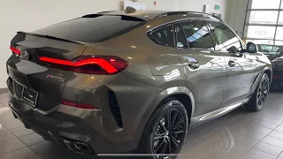 2023 BMW X6 M50i Manhattan Metallic with Black Merino lthr