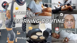 SUMMER MORNING ROUTINE 2020 | WORKOUT | HEALTHY BREAKFAST | NEW GYMSHARK LAUNCHES | Conagh Kathleen