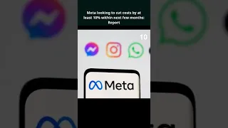 Meta looking to cut costs by at least 10% within next few months: Report