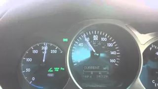 Lexus GS450h acceleration 0-210km/h
