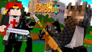 Minecraft Knight School #1- MY FIRST DAY OF TRAINING!