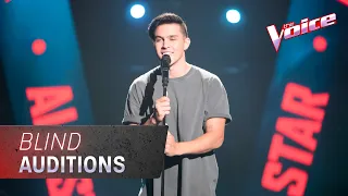 The Blind Auditions: Jesse Teinaki sings ’When The Party's Over' | The Voice Australia 2020