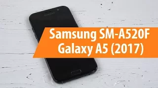 Распаковка Samsung SM-A520F Galaxy A5 (2017) / Unboxing Samsung SM-A520F Galaxy A5 (2017)