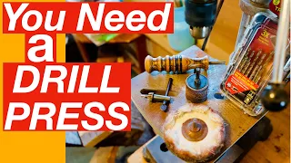 5 REASONS YOU NEED A DRILL PRESS IN THE LEATHER WORKSHOP - 5 TOOL TUESDAY