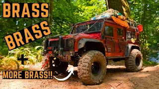 Going Heavyweight! - Traxxas TRX4 Defender Brass Upgrades - Can it Climb Now?