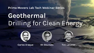 Geothermal Drilling for Clean Energy | Webinar by Prime Movers Lab