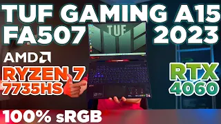 [TRẢI NGHIỆM] TUF Gaming A15 FA507NV 2023 (AMD) - Card KHỎE quẩy Game Ultra Setting | LaptopWorld