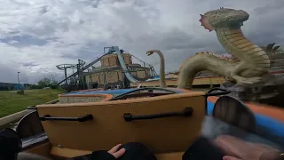 Klotti Park Zum Rittersturz Water Coaster POV April 2024