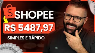 AFILIADO SHOPEE, R$5.487 p/ Mês, Método Rápido e Fácil para Ganhar Dinheiro com a Shopee, Atualizado