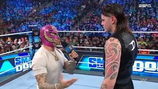 Rey Mysterio vuelve a negarse a luchar con Dominik - WWE SmackDow 17 de Marzo 2023 Español Latino