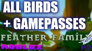 показываю Всех птиц в пернатой семье симулятор ПТИЦ роблокс (roblox feather family) / Multikplayer