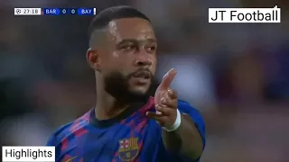 Barcelona 0 - 3 Bayern Munich -- Extended Highlights & All Goals 2021