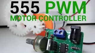 DIY 555 PWM DC motor controller