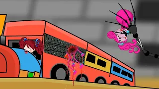 Poppy Playtime Chapter 3 Animation : Mommy Long Legs trapped in Train