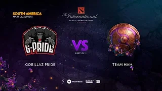 Gorillaz Pride vs Team Ham, TI9 Qualifiers SA, bo1 [Jam & LighTofHeaveN]