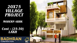 20x75 Ankush Kamboj’s House in Biana | AJAY CONSTRUCTION