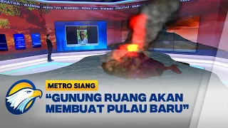 Pakar: "Gunung Ruang Akan Membuat Pulau Baru"