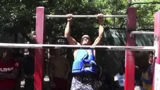 Motivational Weighted Pull-Up Contest with 60 and 70 Year Old Men | Thats Good Money