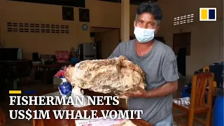 Thai fisherman finds whale vomit worth over US$1 million