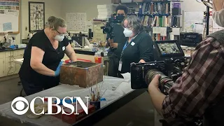 Second time capsule found beneath Robert E. Lee statue in Virginia opened | full video