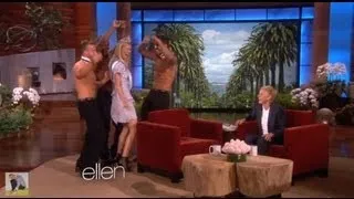 Gwyneth Paltrow Dances with Strippers on Ellen!