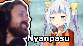 Forsen Reacts To Gawr Gura Nyanpasu~