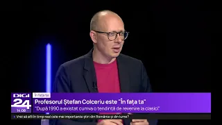 În fața ta cu Ștefan Colceriu: În mod fatal nu avem, spre deosebire de alții,cei 700 de ani de acasă