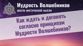 Как ждать и догонять согласно принципам Мудрости Волшебников?