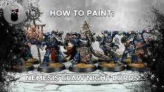 Contrast+ How to Paint: Nemesis Claw Night Lords Kill Team