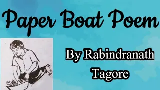 Paper Boat Poem By Rabindranath Tagore | Study and Smile