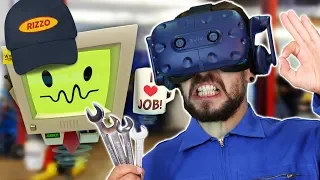 STICK IT UP YER TAILPIPE  | Job Simulator (HTC Vive Virtual Reality)