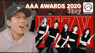 Performer Reacts to Itzy 'Wannabe' AAA Awards 2020 Performance Practice