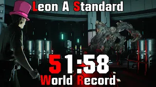 [Former World Record] Leon A Standard 51:58 Resident Evil 2 Remake | 120FPS