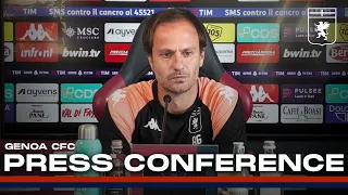 GENOA - SASSUOLO | Conferenza prepartita | SERIE A TIM 2023/24