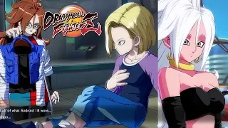 Dragon Ball FighterZ All Android 18 & Android 21 Cutscenes