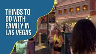 The Martes Family goes on The Gondolas in Las Vegas - Things To Do With Family In Las Vegas