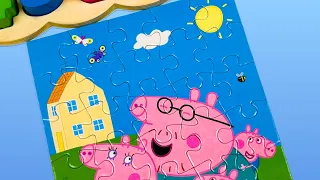 Learn Numbers and Counting with Peppa Pig Puzzle | Preschool Learning Video