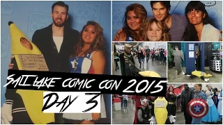 Salt Lake Comic Con - Day 3! Meeting Chris Evans, Ian Somerhalder, and My Sister As A Banana!