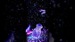 Colorful butterfly flying Animated