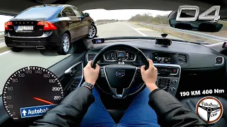 2016 Volvo S60 D4 (190 KM) | V-max, 0-100, 100-200 km/h. Próba autostradowa. AUTOBAHN.