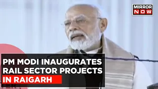 PM Modi Inaugurates Several Rail Sector Projects And Lays Foundation Stone Of Critical Care Blocks